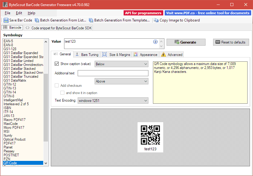 Barcode Generator Free Software